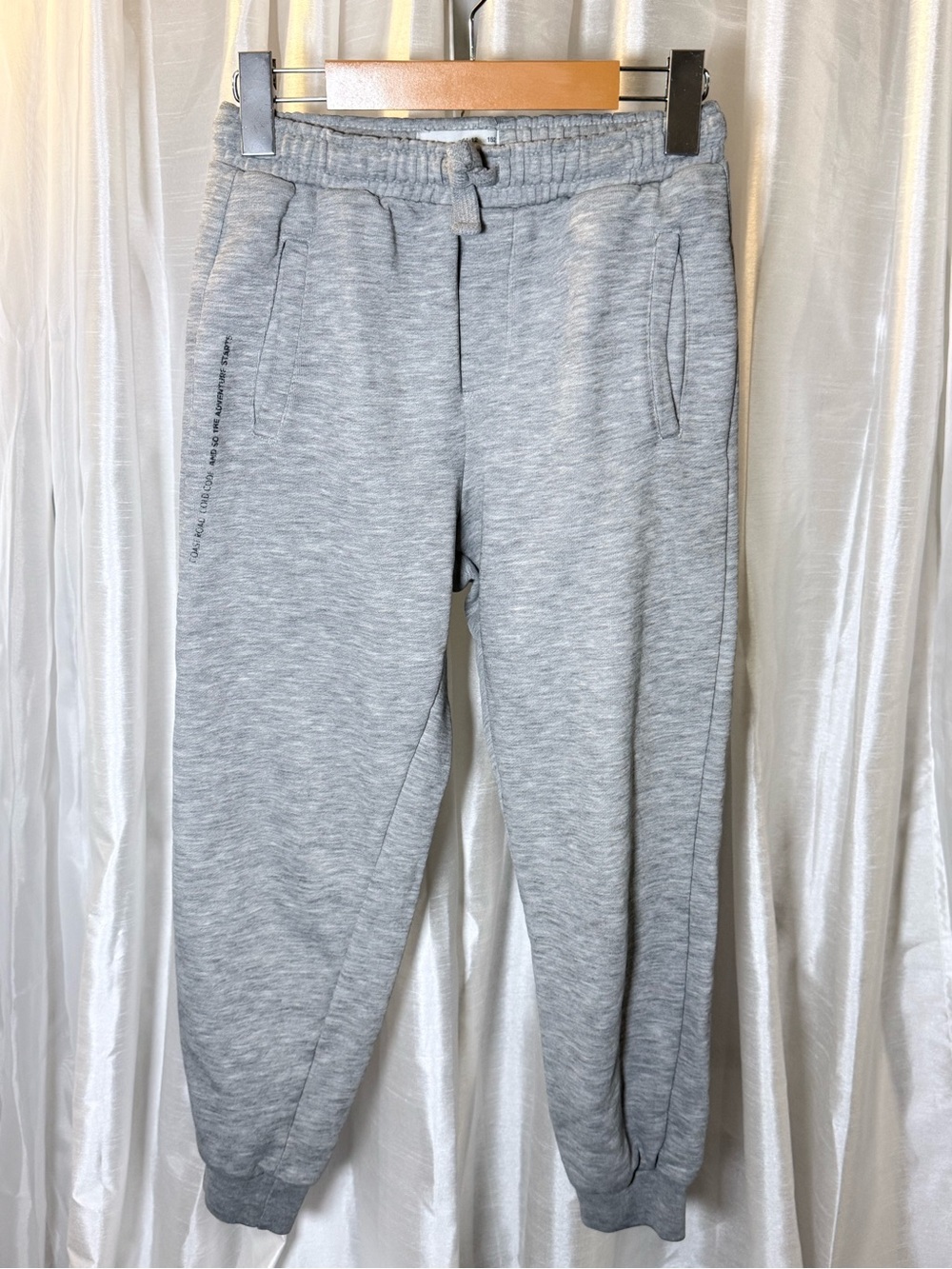 Zara Light Gray Men's Jogger Sweatpants